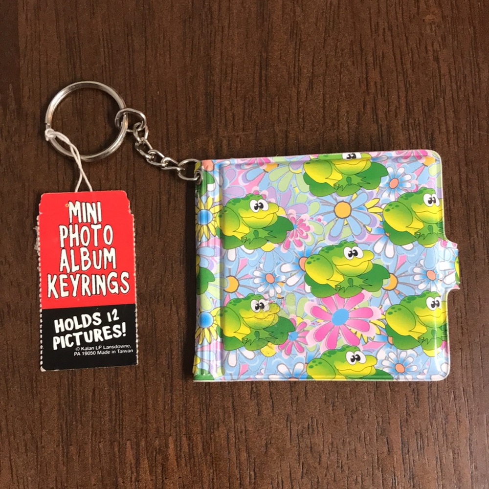 Frog key chain photo album